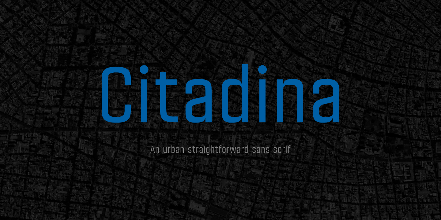 Citadina Font preview